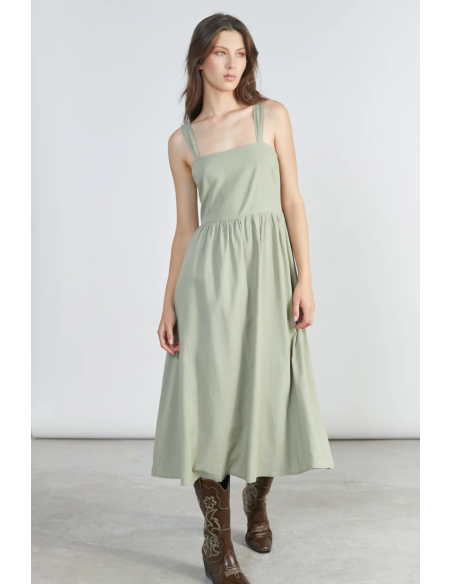 24Colours Green Dress - 25S/21190B