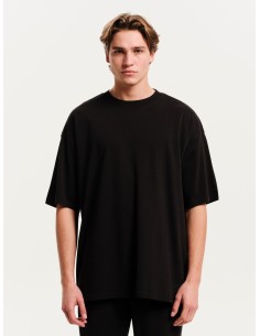 EMERSON Oversized Black T-Shirt - 251.EM33.100
