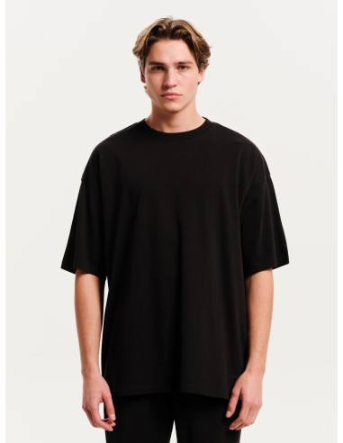 EMERSON Oversized Black T-Shirt -...