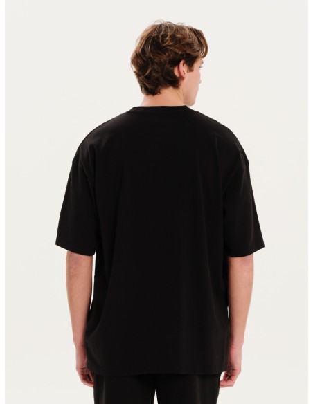 EMERSON Oversized Black T-Shirt - 251.EM33.100
