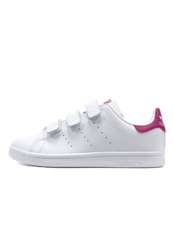 Adidas Originals Stan Smith CF C Kid's Shoes -White/Bold Pink (B32706)| urbanfashion.gr