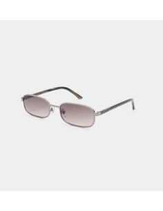 A.kjaerbede NOAH Silver Striped Horn Sunglasses - KL2506-007