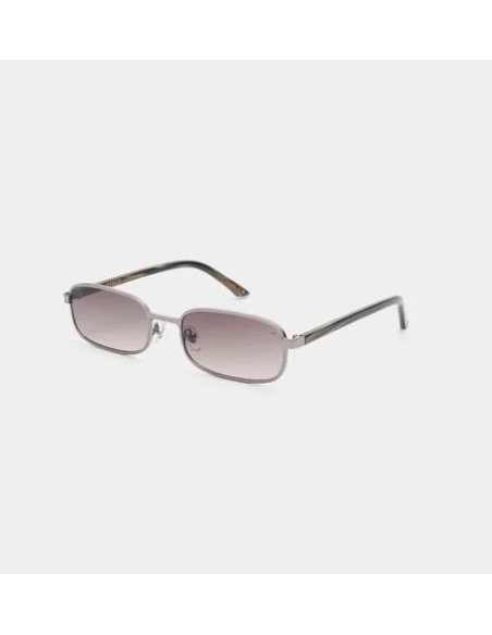 A.kjaerbede NOAH Silver Striped Horn Sunglasses - KL2506-007