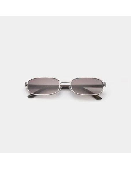 A.kjaerbede NOAH Silver Striped Horn Sunglasses - KL2506-007