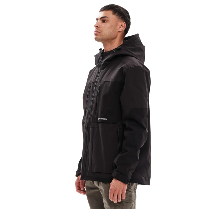 EMERSON ΜΠΟΥΦΑΝ ΜΕ ΚΟΥΚΟΥΛΑ BLACK/BLACK - 232.EM10.73