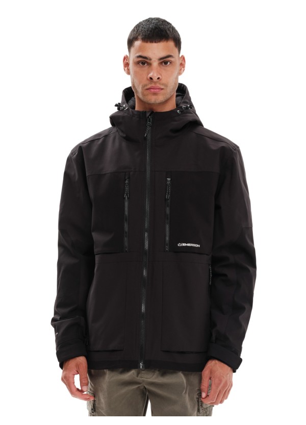 EMERSON ΜΠΟΥΦΑΝ ΜΕ ΚΟΥΚΟΥΛΑ BLACK/BLACK - 232.EM10.73