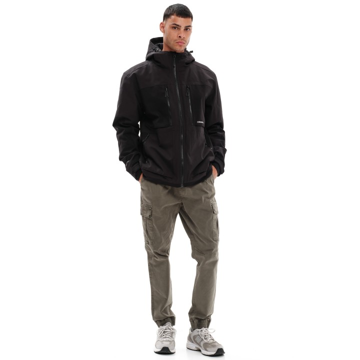 EMERSON ΜΠΟΥΦΑΝ ΜΕ ΚΟΥΚΟΥΛΑ BLACK/BLACK - 232.EM10.73