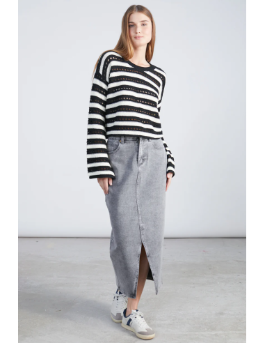 24 Colours Openwork Pattern Sweater -...