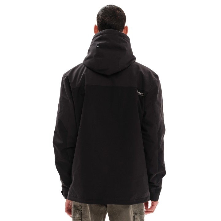 EMERSON ΜΠΟΥΦΑΝ ΜΕ ΚΟΥΚΟΥΛΑ BLACK/BLACK - 232.EM10.73