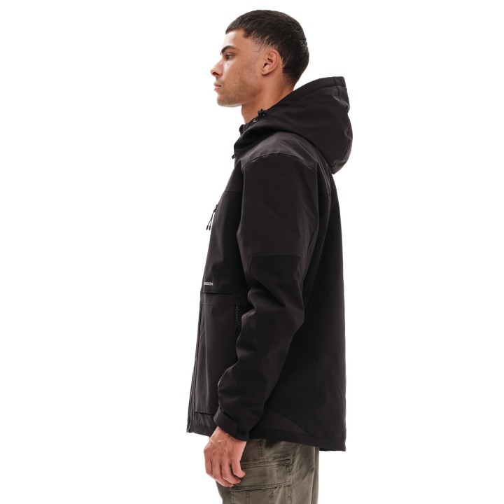 EMERSON ΜΠΟΥΦΑΝ ΜΕ ΚΟΥΚΟΥΛΑ BLACK/BLACK - 232.EM10.73