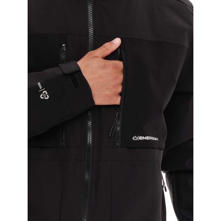 EMERSON ΜΠΟΥΦΑΝ ΜΕ ΚΟΥΚΟΥΛΑ BLACK/BLACK - 232.EM10.73