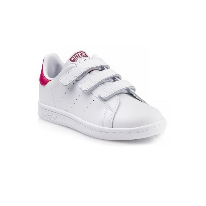 Adidas Originals Stan Smith CF C Kid's Shoes -White/Bold Pink (B32706)| urbanfashion.gr