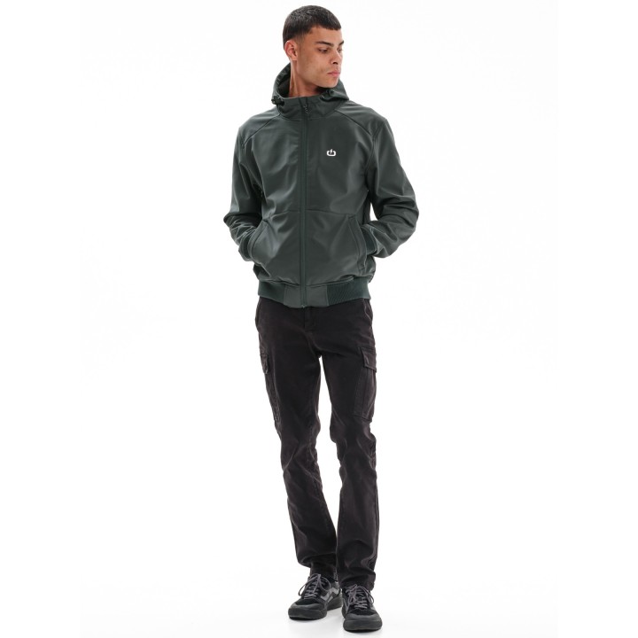 EMERSON ΜΠΟΥΦΑΝ BONDED BOMBER ΜΕ ΚΟΥΚΟΥΛΑ DARK GREEN-  232.EM11.78