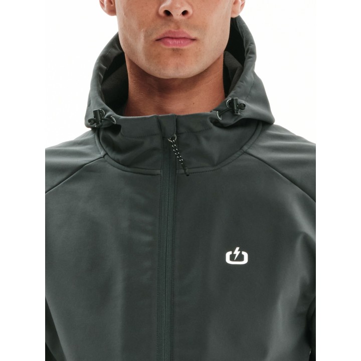 EMERSON ΜΠΟΥΦΑΝ BONDED BOMBER ΜΕ ΚΟΥΚΟΥΛΑ DARK GREEN-  232.EM11.78