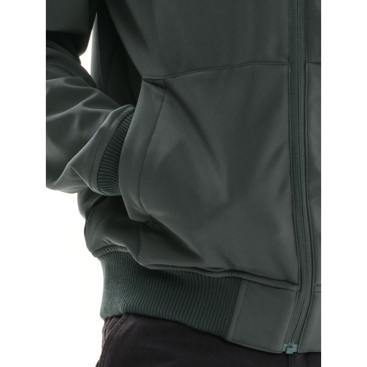 EMERSON ΜΠΟΥΦΑΝ BONDED BOMBER ΜΕ ΚΟΥΚΟΥΛΑ DARK GREEN-  232.EM11.78