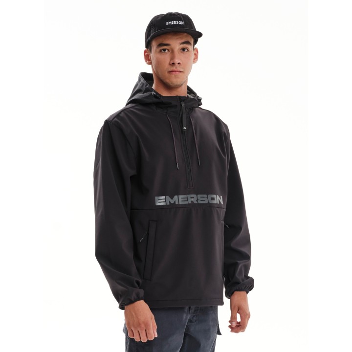 EMERSON ΜΠΟΥΦΑΝ BONDED ΜΕ ΚΟΥΚΟΥΛΑ BLACK/GREY-  232.EM11.99