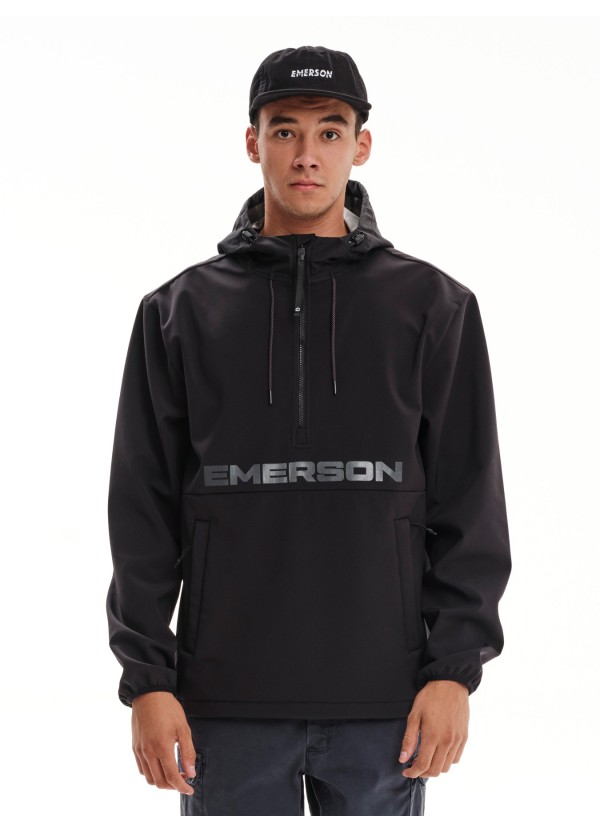 EMERSON ΜΠΟΥΦΑΝ BONDED ΜΕ ΚΟΥΚΟΥΛΑ BLACK/GREY-  232.EM11.99