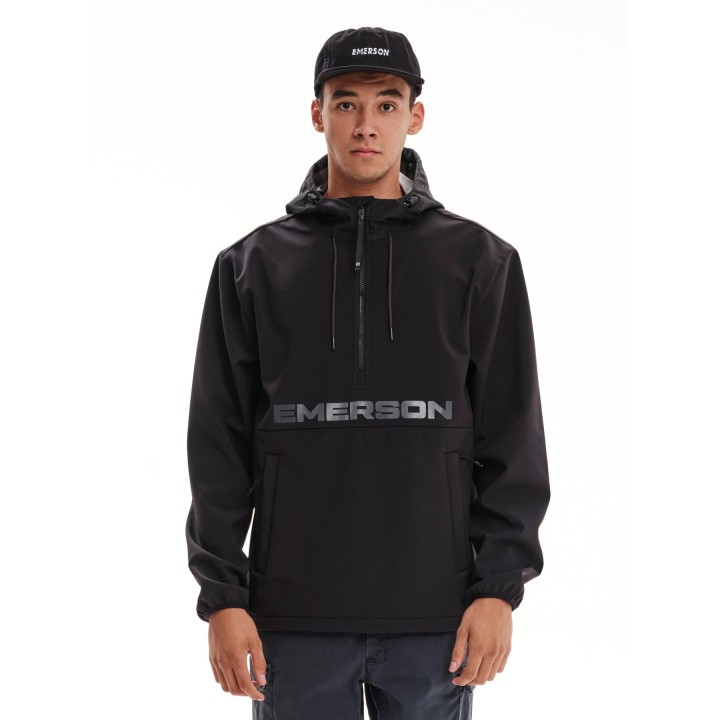 EMERSON ΜΠΟΥΦΑΝ BONDED ΜΕ ΚΟΥΚΟΥΛΑ BLACK/GREY-  232.EM11.99