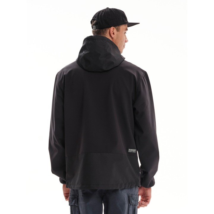 EMERSON ΜΠΟΥΦΑΝ BONDED ΜΕ ΚΟΥΚΟΥΛΑ BLACK/GREY-  232.EM11.99