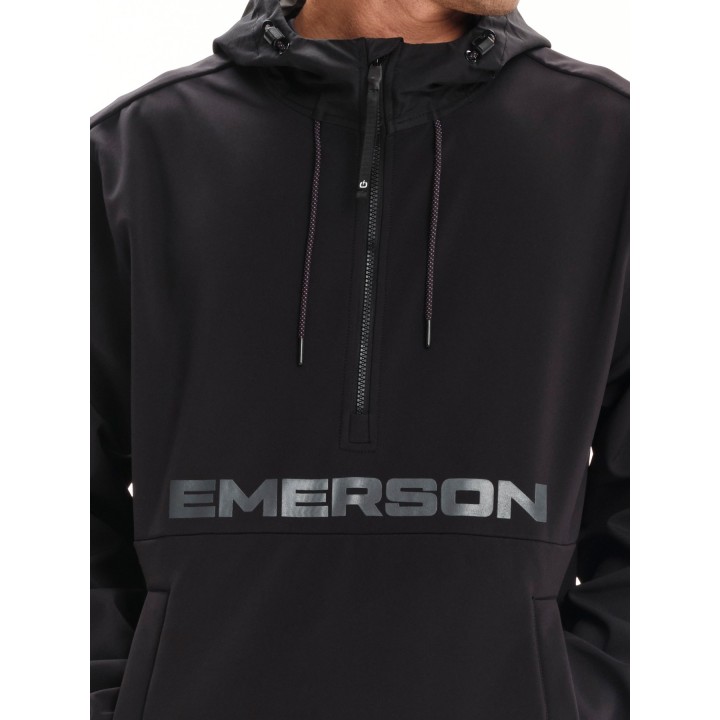EMERSON ΜΠΟΥΦΑΝ BONDED ΜΕ ΚΟΥΚΟΥΛΑ BLACK/GREY-  232.EM11.99