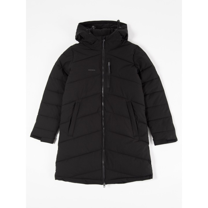 EMERSON ΜΑΚΡΥ ΜΠΟΥΦΑΝ PUFFER ΜΕ ΚΟΥΚΟΥΛΑ BLACK- 232.EW10.44