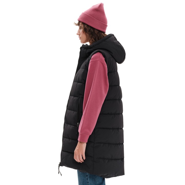 EMERSON ΜΑΚΡΥ ΑΜΑΝΙΚΟ ΜΠΟΥΦΑΝ PUFFER BLACK- 232.EW10.93