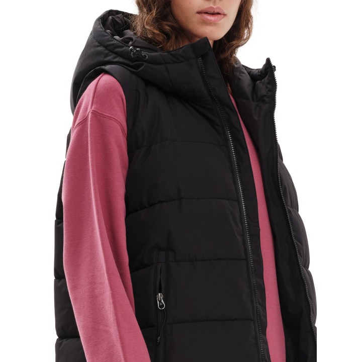EMERSON ΜΑΚΡΥ ΑΜΑΝΙΚΟ ΜΠΟΥΦΑΝ PUFFER BLACK- 232.EW10.93