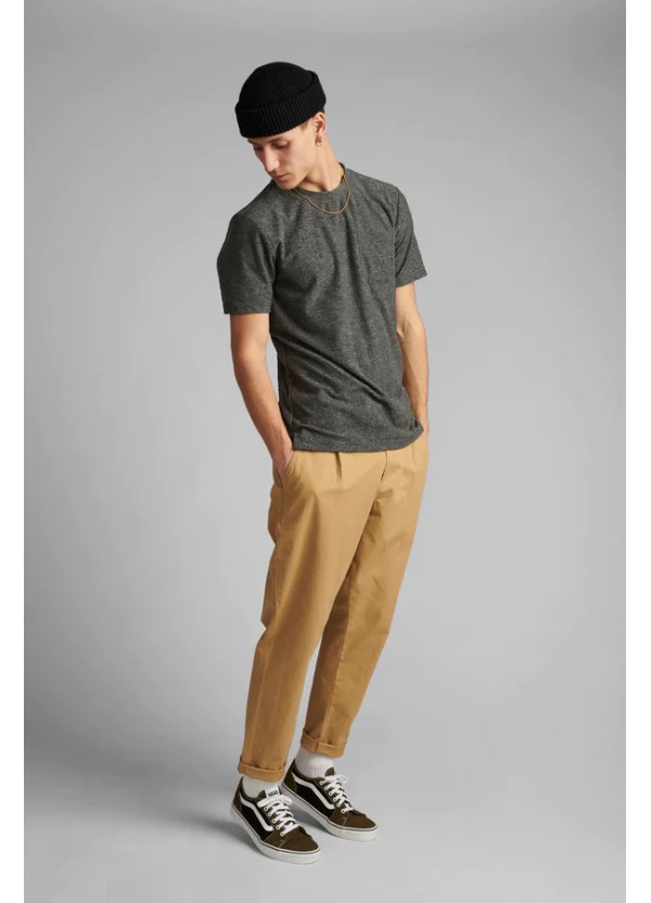 ANERKJENDT COTTON PLEAT PANT INCENSE- 900474