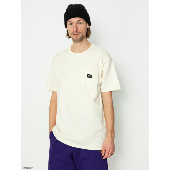 Vans T-Shirts Off The Wall II Pocket SS Antique White- VN000G3Y3KS1