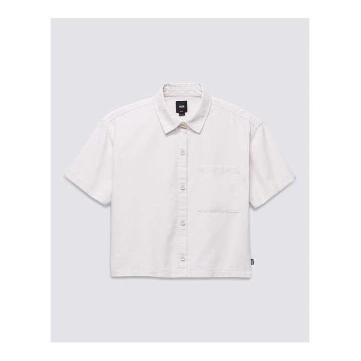 Vans Wovens MCMILLAN SS TOP ABC White -VN000F74WHT1