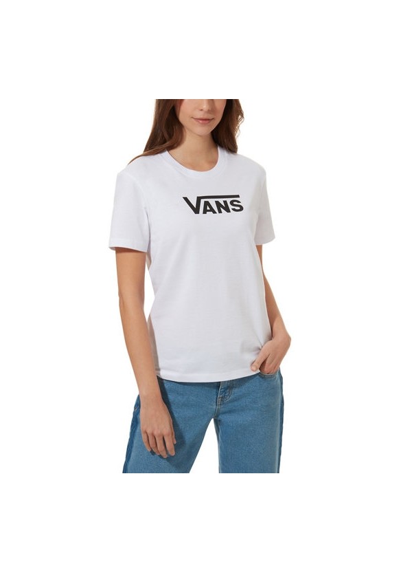 Vans Γυναικείο Classic T-shirt Άσπρο -VN0A47WHWHT