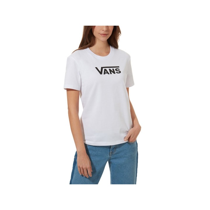 Vans Γυναικείο Classic T-shirt Άσπρο -VN0A47WHWHT