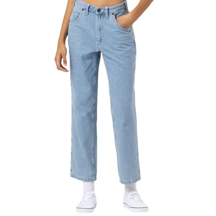 DICKIES PANTS ELLENDALE DENIM VINTAGE AGED BLUE - DK0A4XEKC151