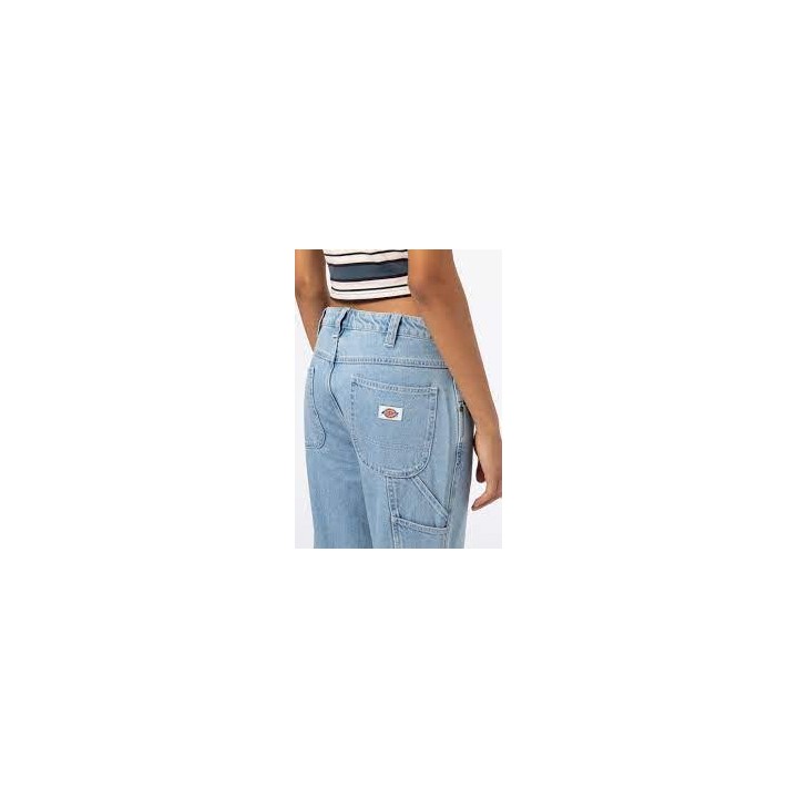 DICKIES PANTS ELLENDALE DENIM VINTAGE AGED BLUE - DK0A4XEKC151