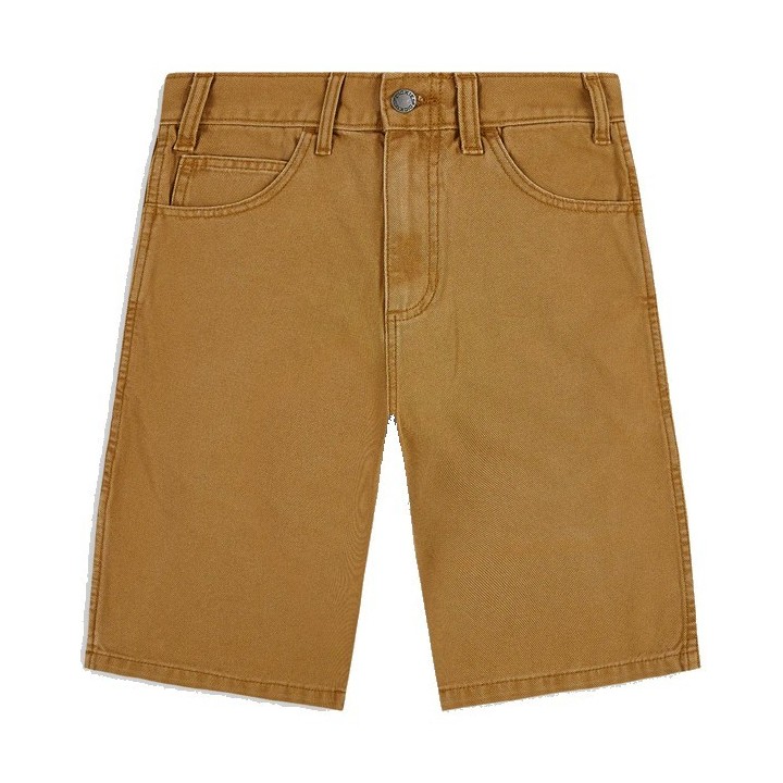 DICKIES SHORTS M DUCK CARPENTER STONE WASHED BROWN DUCK - DK0A4XNGC411