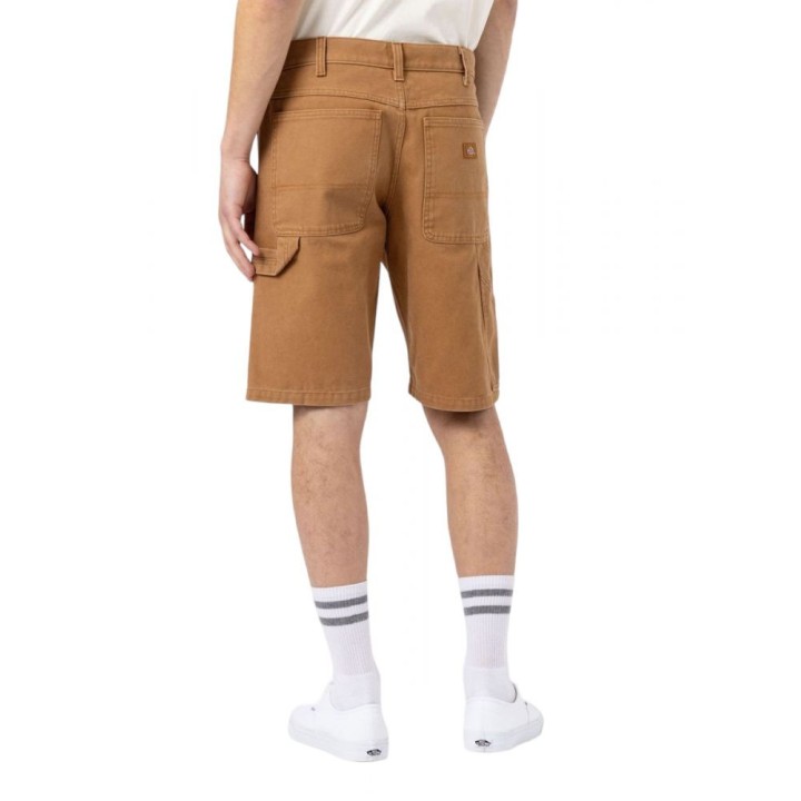 DICKIES SHORTS M DUCK CARPENTER STONE WASHED BROWN DUCK - DK0A4XNGC411