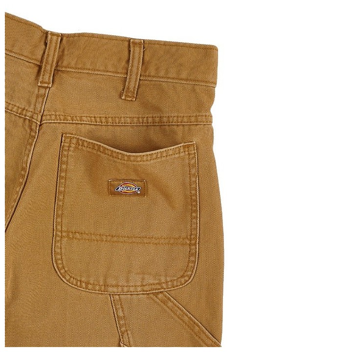 DICKIES SHORTS M DUCK CARPENTER STONE WASHED BROWN DUCK - DK0A4XNGC411