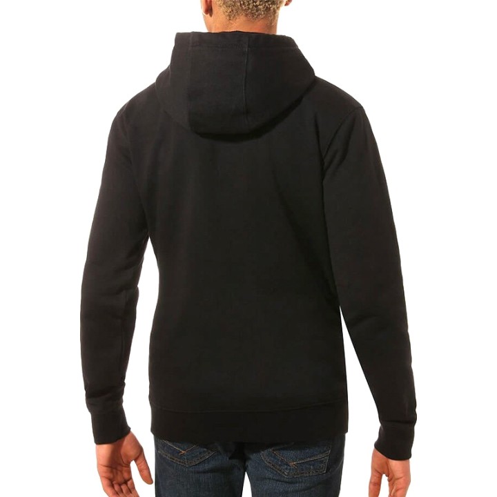 Vans Men's Side Stripe Font Hoodie -Black/White (VN0A456QBLK)