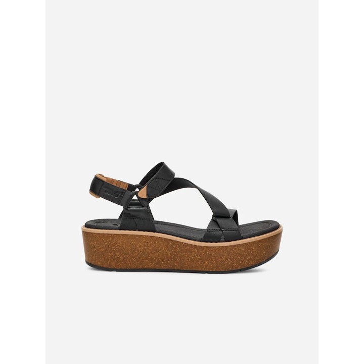 Teva Madera Wedge BLK Plattform Sandals - 1151015-BLK