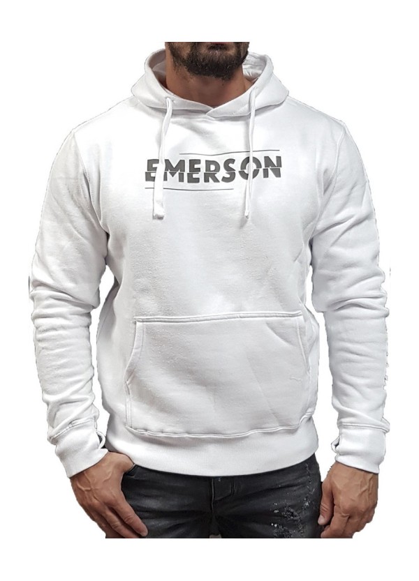 Emerson Ανδρικό Φούτερ Άσπρο  - EM20.84