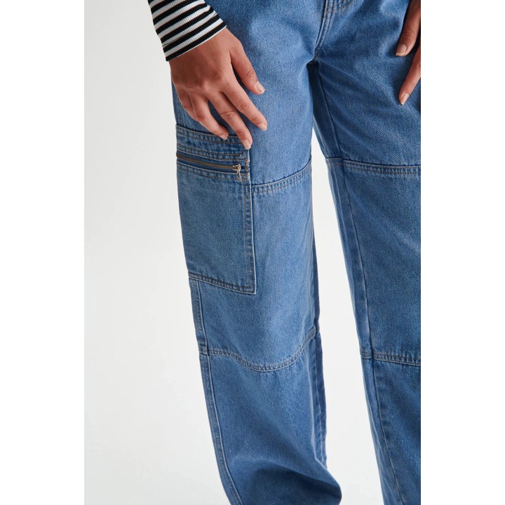 24COLOURS Blue Denim Pants - 80350