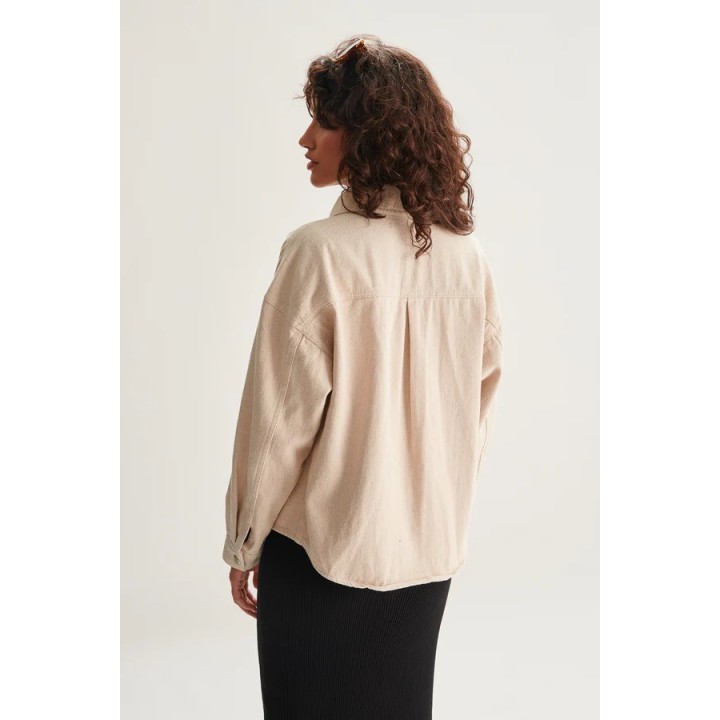 24 COLOURS Jacket Beige Jean - 90456b