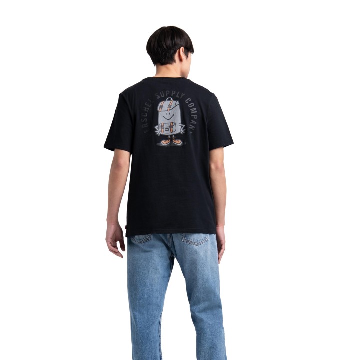 Herschel  MEN'S TEE SAM BACK Black - 50027-00381 | urbanfashion.gr