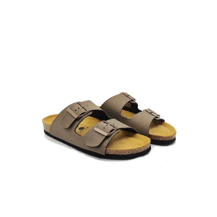 Plakton Eva NOBUCK Taupe Sandals - 180010-taupe