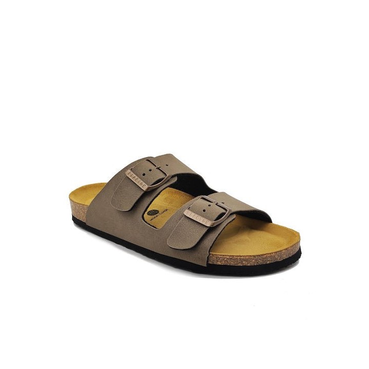 Plakton Eva NOBUCK Taupe Sandals - 180010-taupe