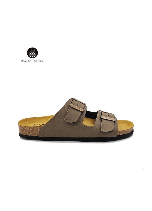 Plakton Eva NOBUCK Taupe Sandals - 180010-taupe