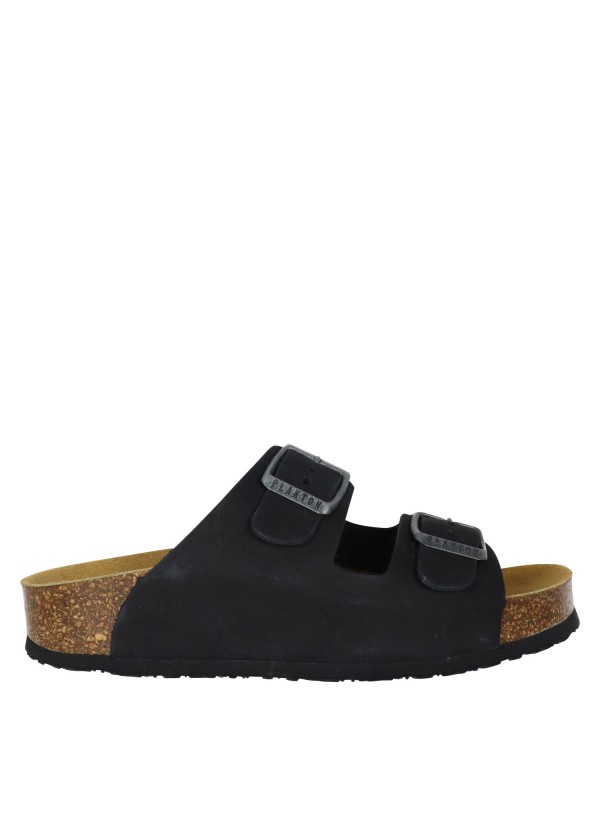 Plakton Eva NOBUCK Negro Sandals - 340010-negro