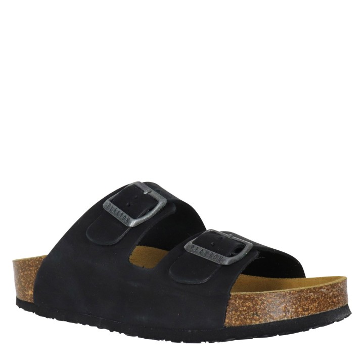 Plakton Eva NOBUCK Negro Sandals - 340010-negro