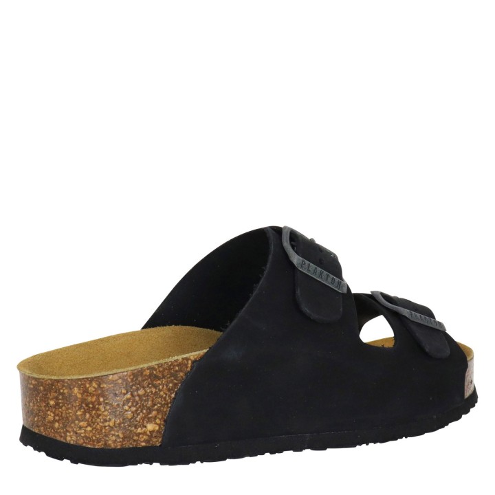 Plakton Eva NOBUCK Negro Sandals - 340010-negro