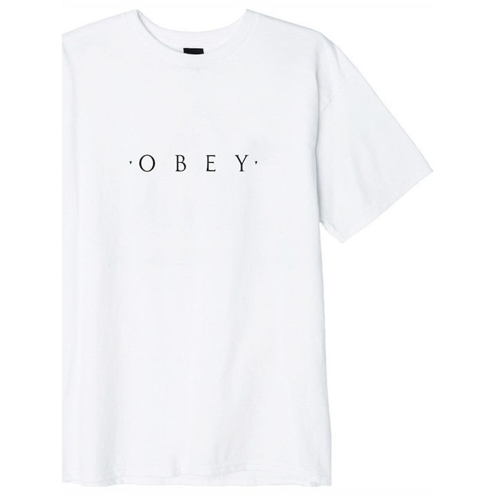 Obey Ανδρικό T-shirt Novel Premium white